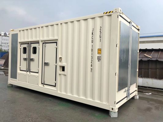 50hz il generatore di alto mare del regolatore 1000kva Cummins ha messo in contenitori Genset