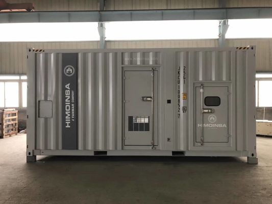 50hz il generatore di alto mare del regolatore 1000kva Cummins ha messo in contenitori Genset